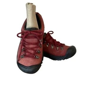Keen Red Leather Hiker XT 0705 Hiker Outdoor Gorpecore Shoes 6.5